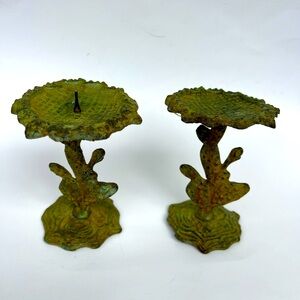 Vintage Cactus Candlesticks
